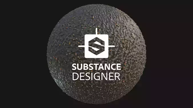 Avocado Skin - Procedural Material 3D model