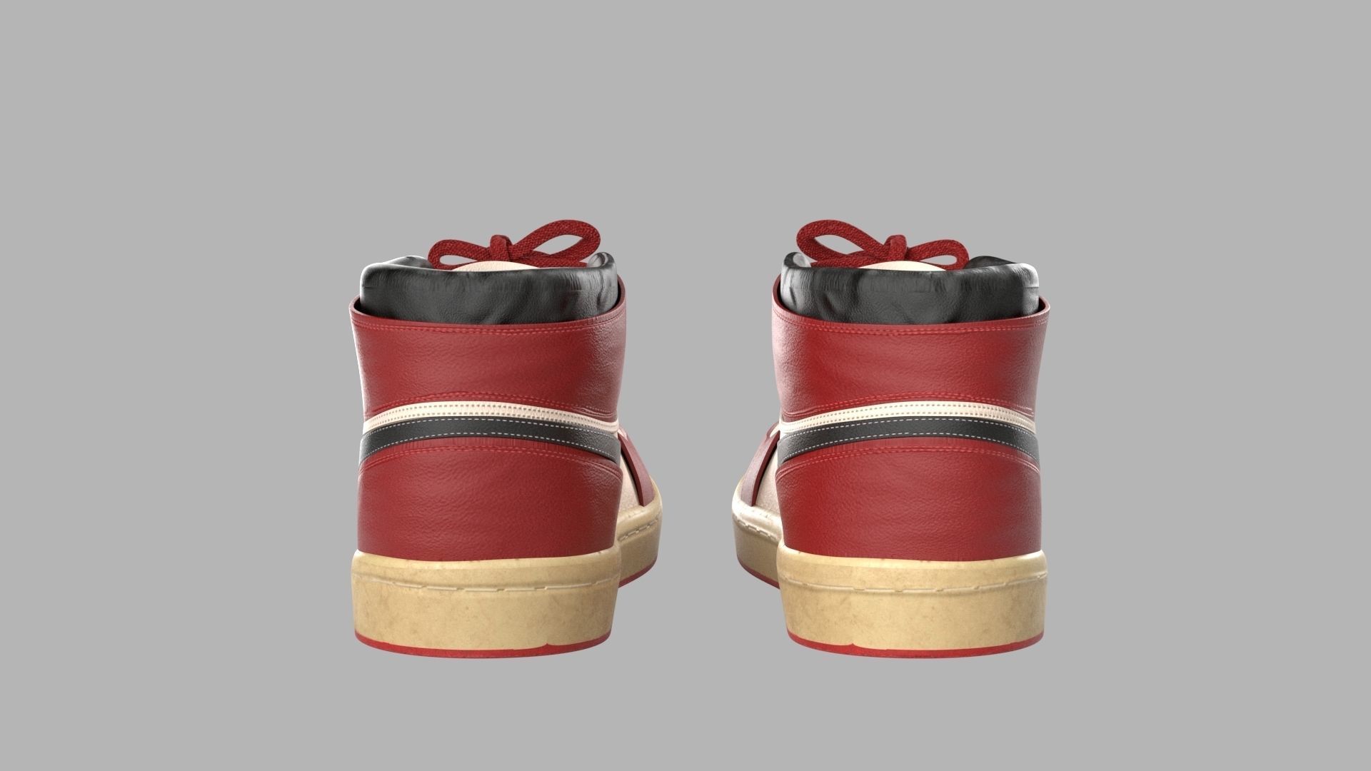 NIKE Air Jordan 1  3D model_4