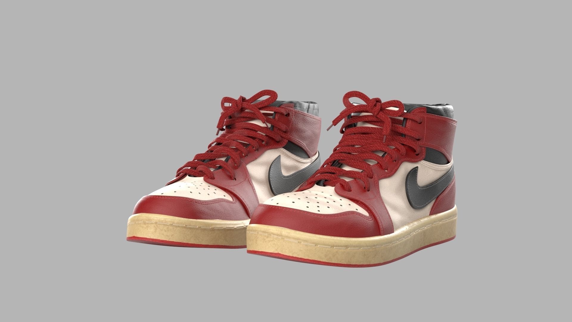 NIKE Air Jordan 1  3D model_1