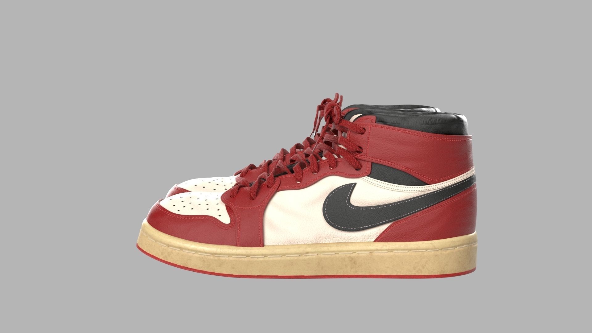 NIKE Air Jordan 1  3D model_3