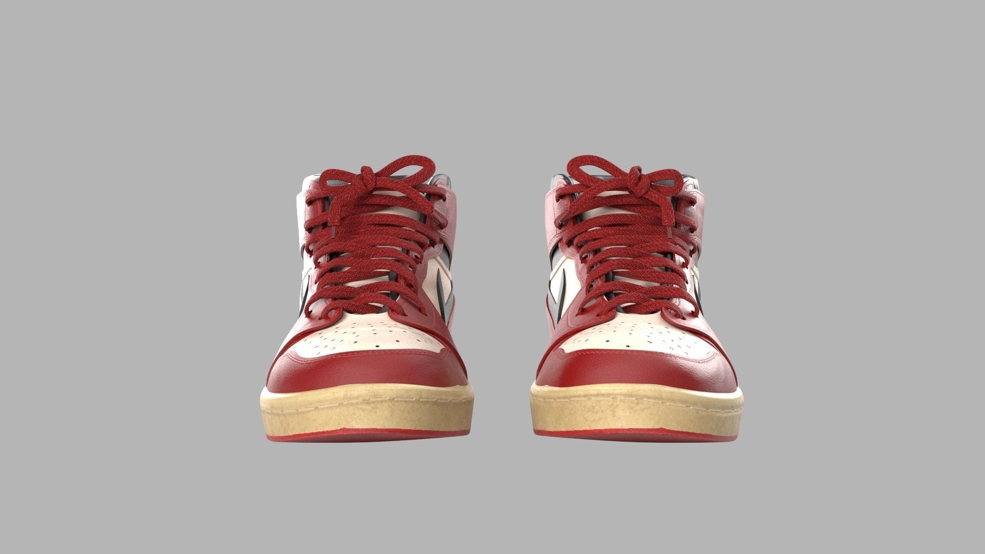 NIKE Air Jordan 1  3D model_2