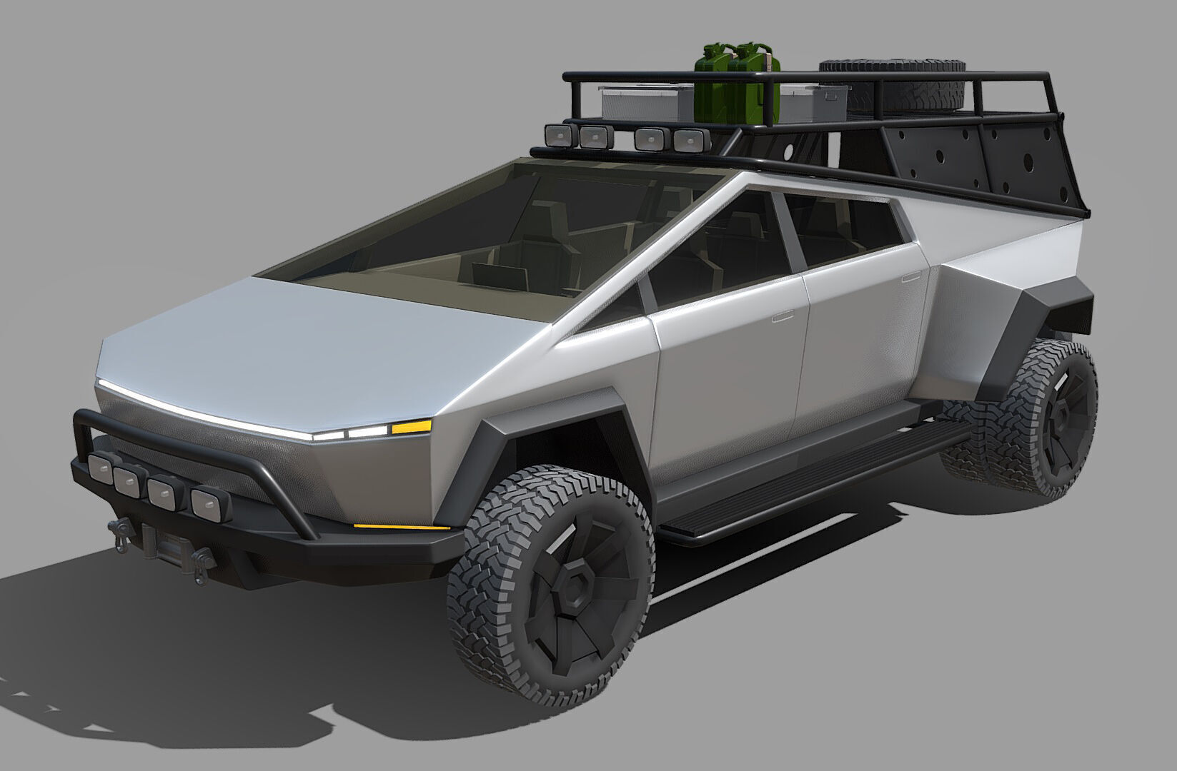 Tesla Cybertruck Off-Road 3D model_8