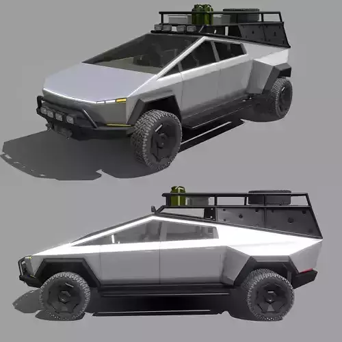 Tesla Cybertruck Off-Road 3D model