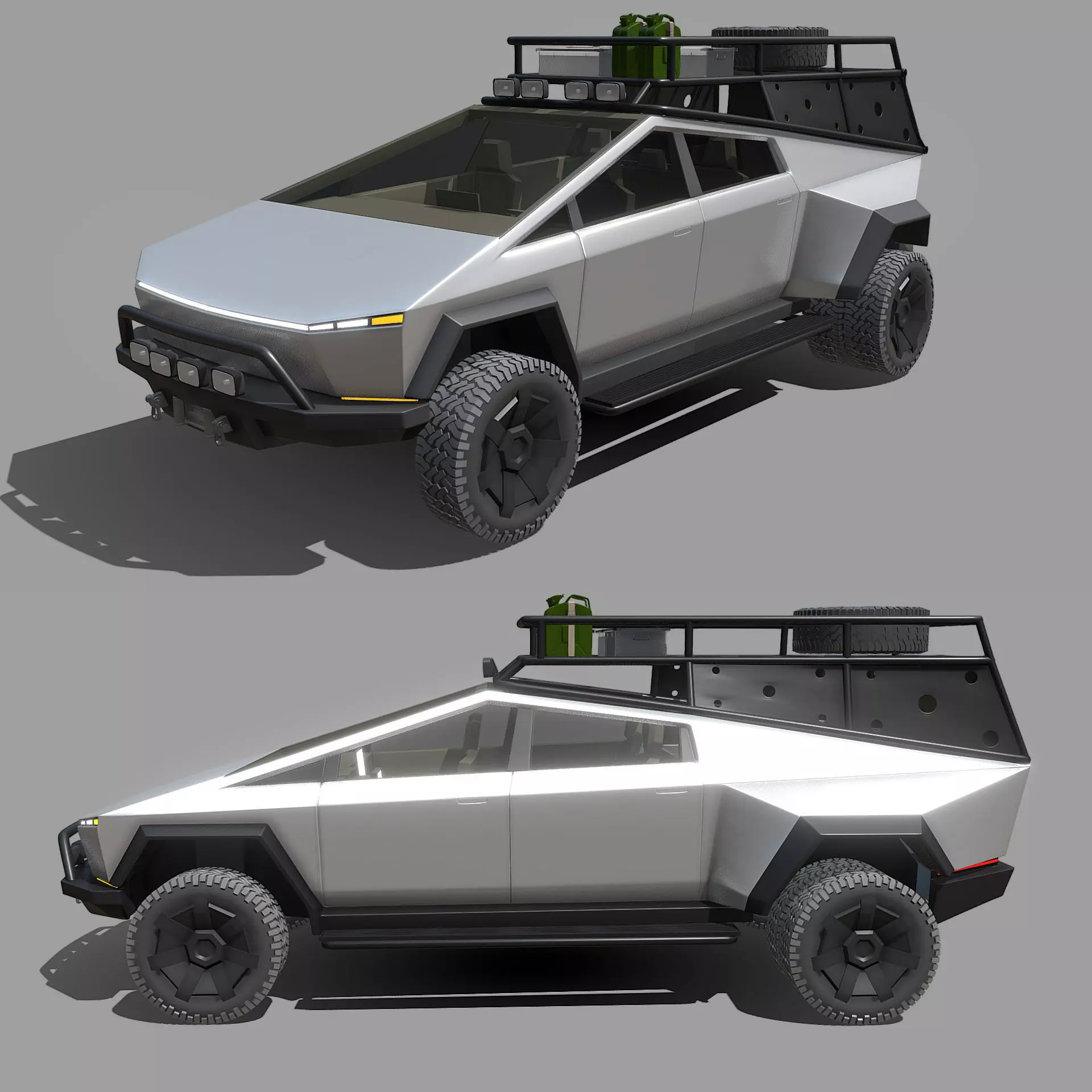 Tesla Cybertruck Off-Road 3D model_0