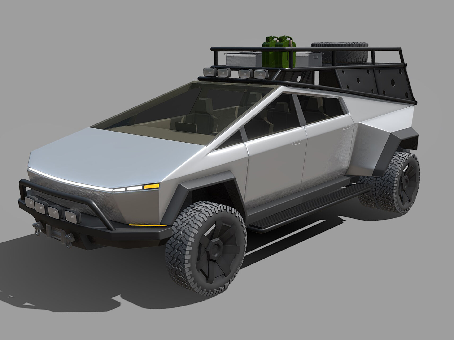 Tesla Cybertruck Off-Road 3D model_4