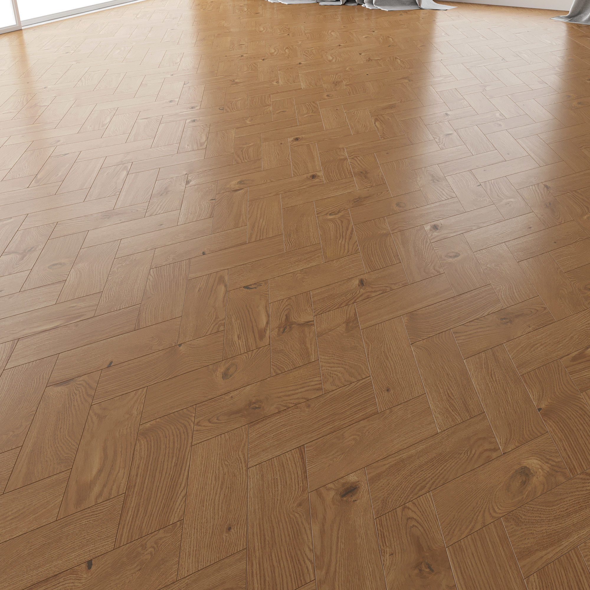 Parquet Oak Nut WWL set 5 3D model_3