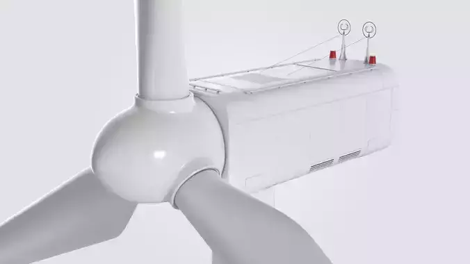 Wind Turbine 3D model