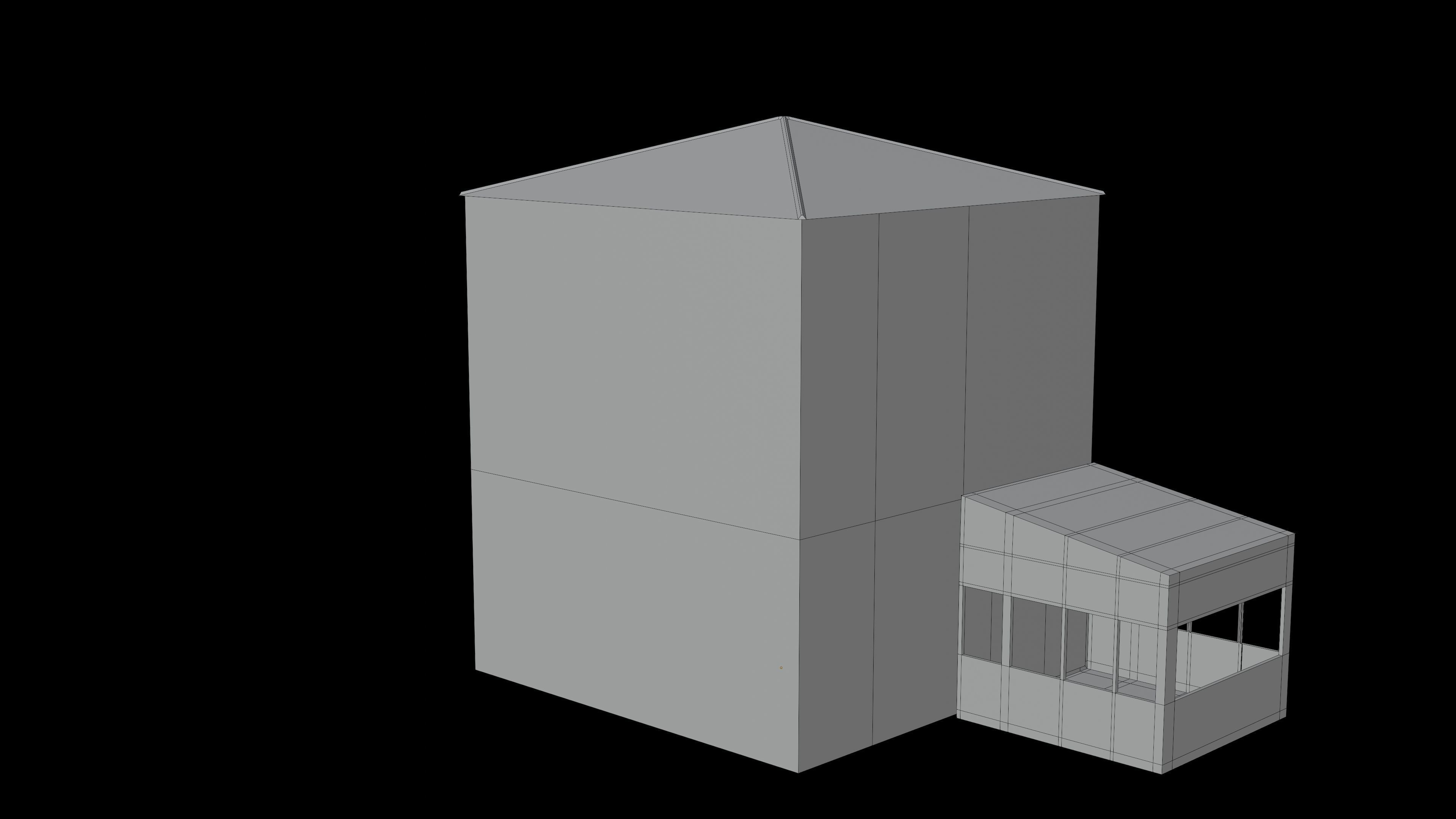 tarsus mencek baba turbesi Low-poly 3D model_3