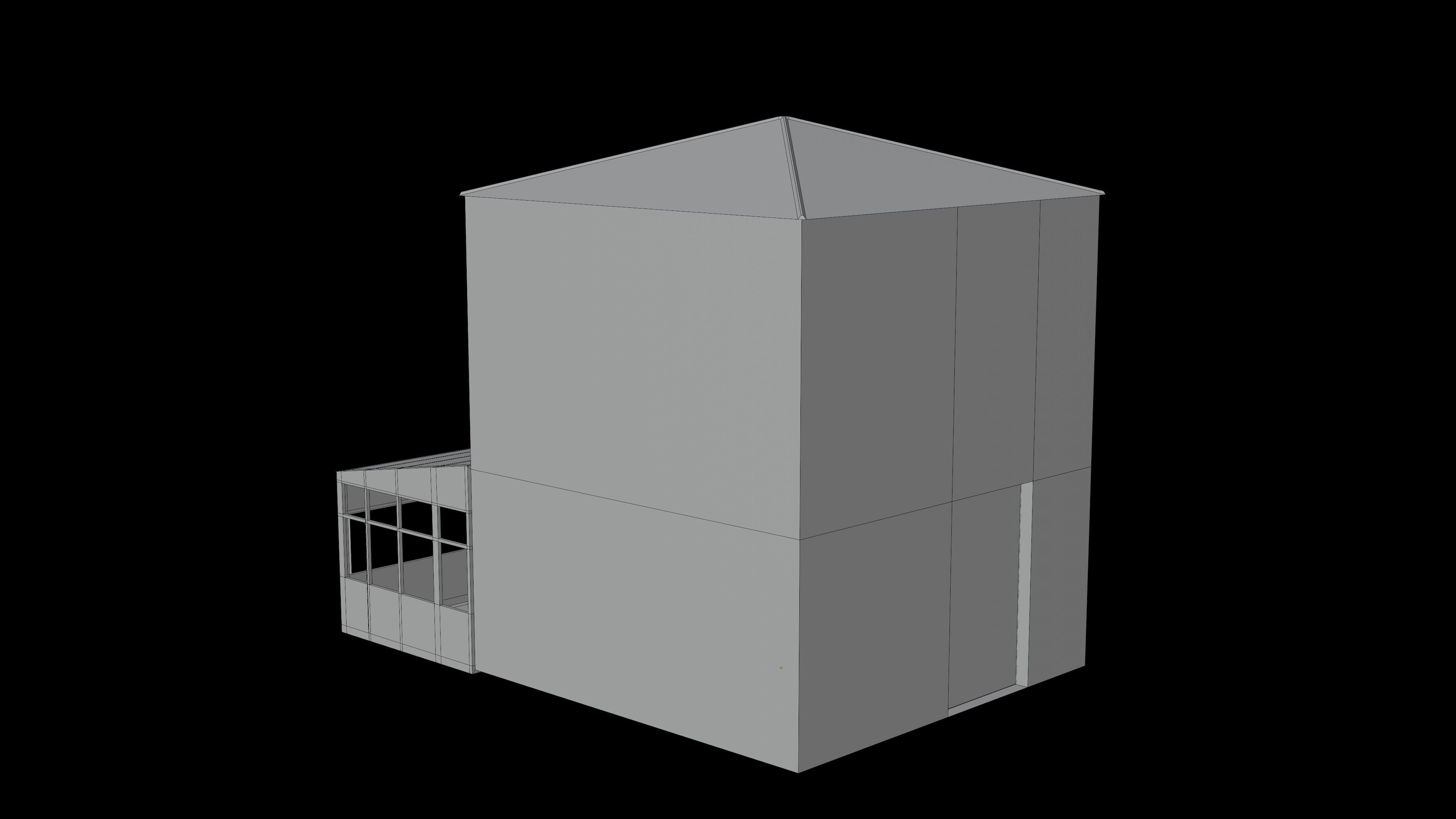 tarsus mencek baba turbesi Low-poly 3D model_4