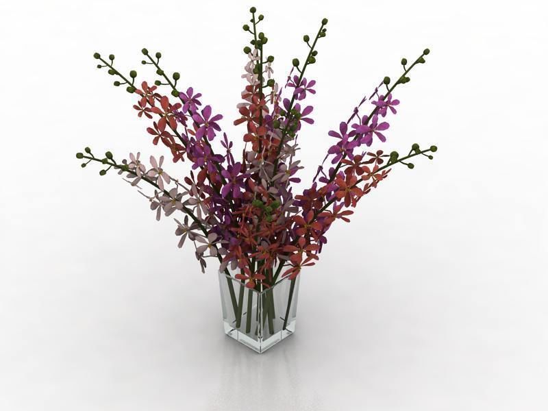 Vase with Flower 3D model_7