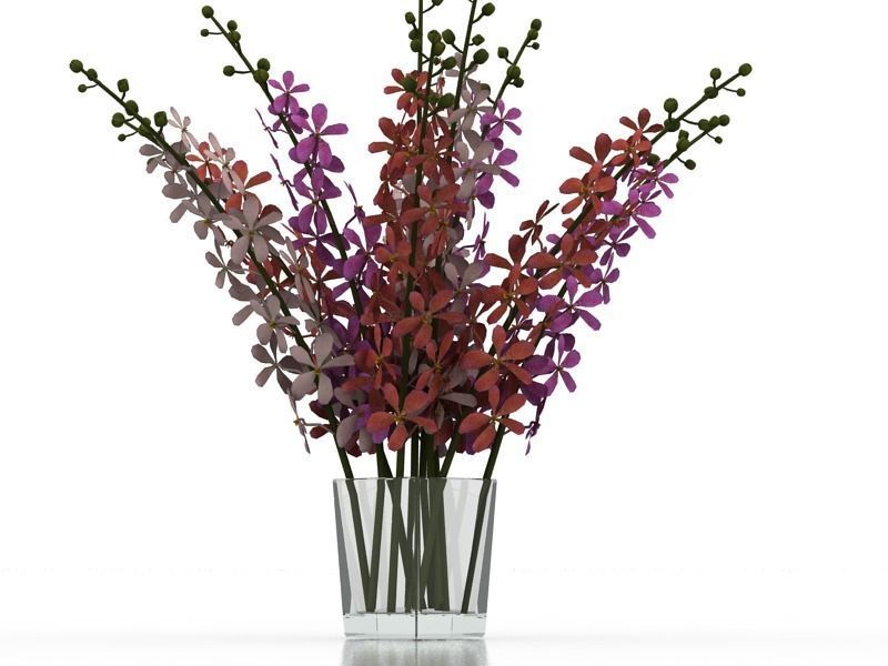 Vase with Flower 3D model_11