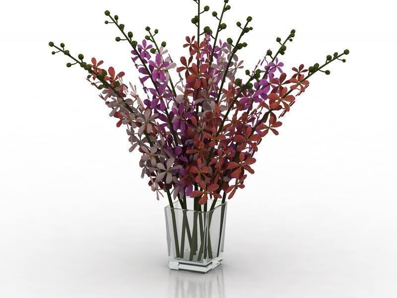 Vase with Flower 3D model_1