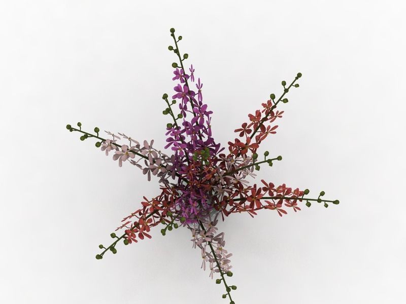 Vase with Flower 3D model_6