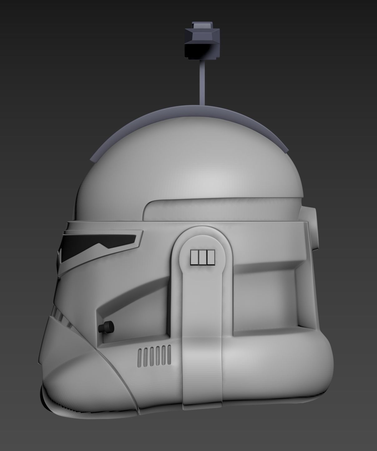 Star Wars Clone Commander Wolffe Helmet Season 4 3D print model_2