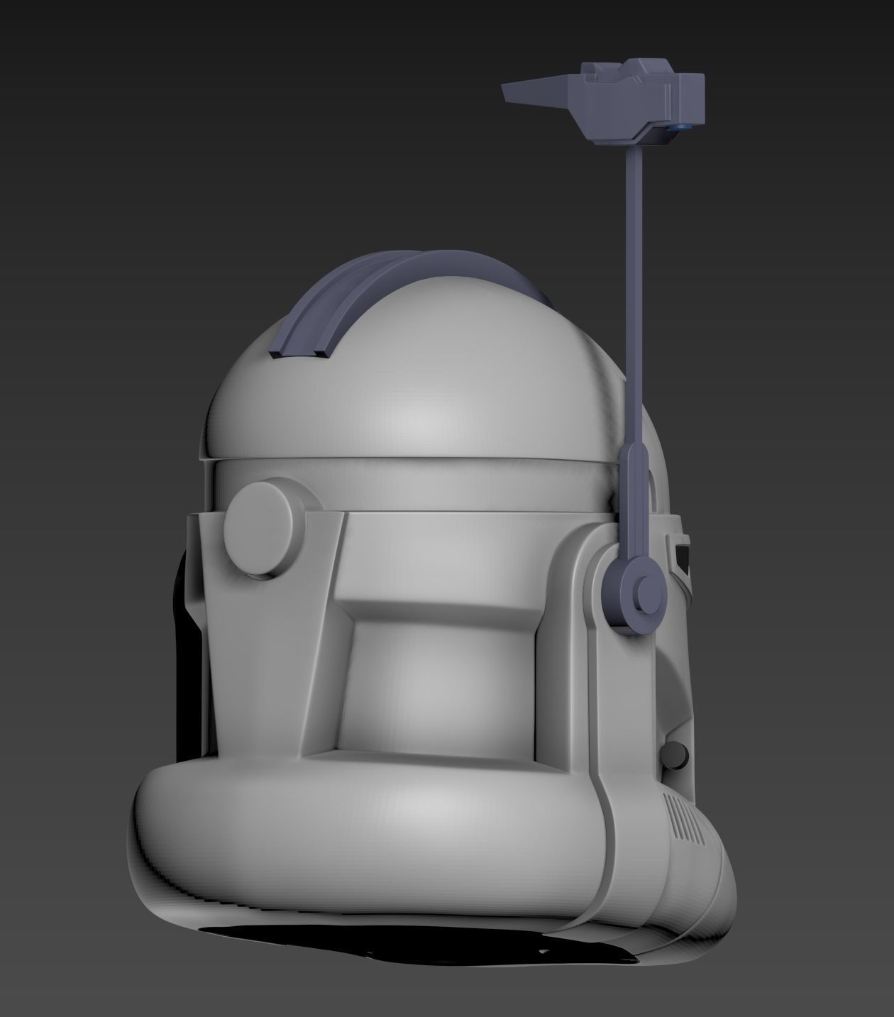 Star Wars Clone Commander Wolffe Helmet Season 4 3D print model_5