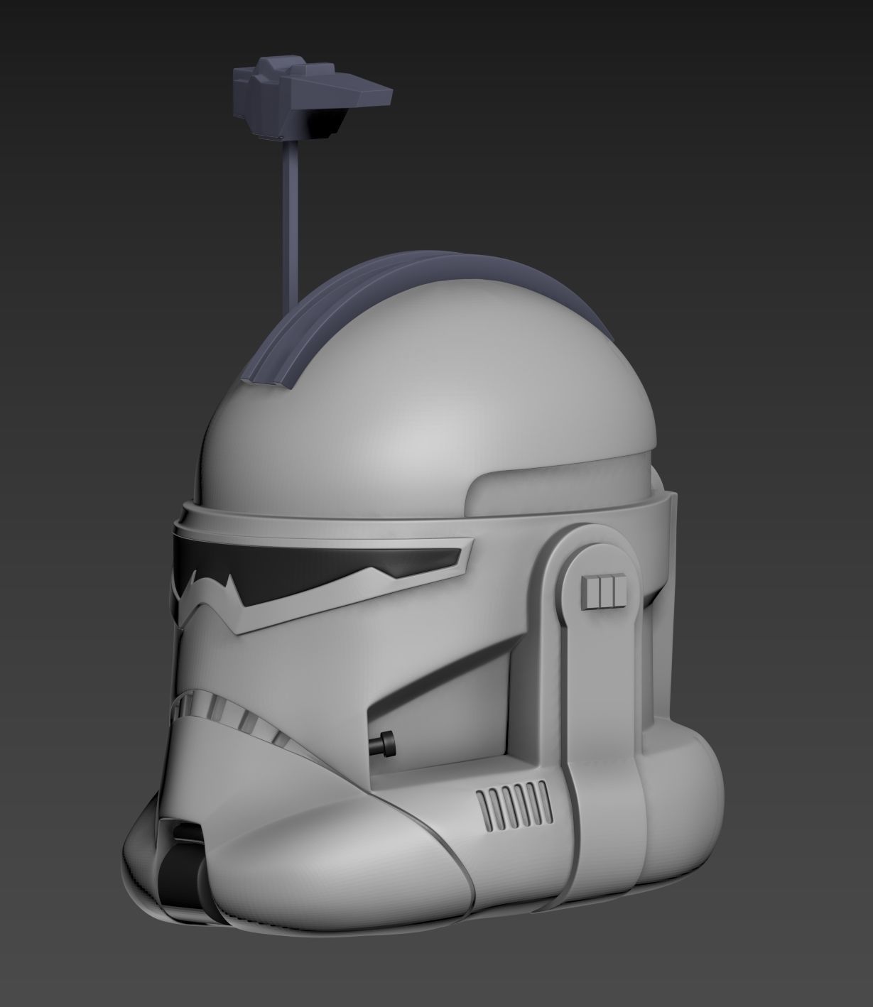 Star Wars Clone Commander Wolffe Helmet Season 4 3D print model_1