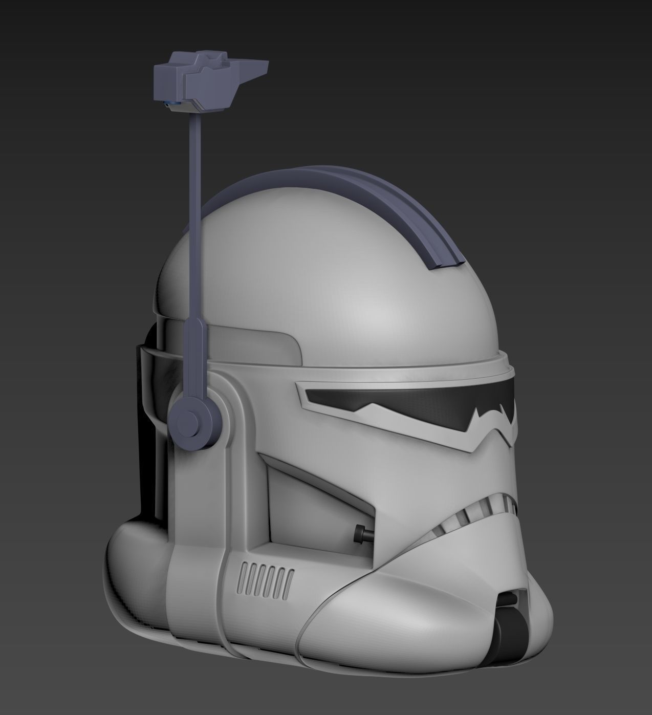 Star Wars Clone Commander Wolffe Helmet Season 4 3D print model_7