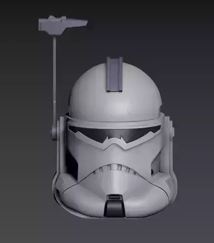 Star Wars Clone Commander Wolffe Helmet Season 4 3D print model