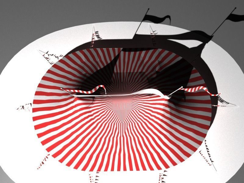Circus Tent 3D model_8