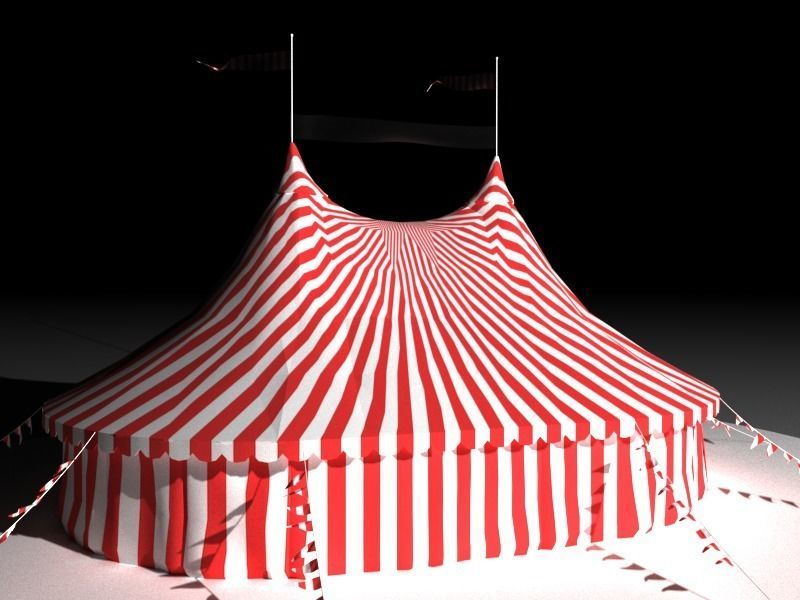 Circus Tent 3D model_6