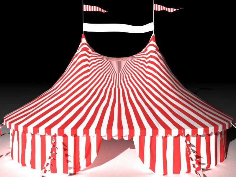 Circus Tent 3D model_5