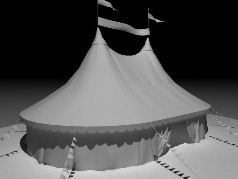 Circus Tent 3D model_10