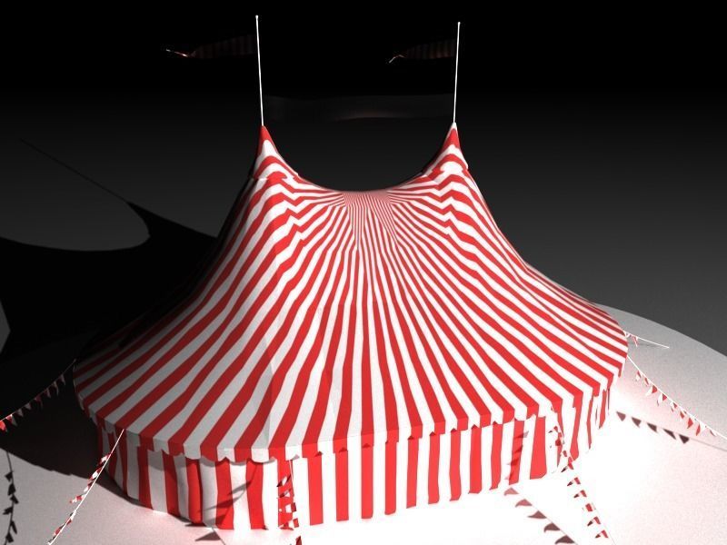 Circus Tent 3D model_7