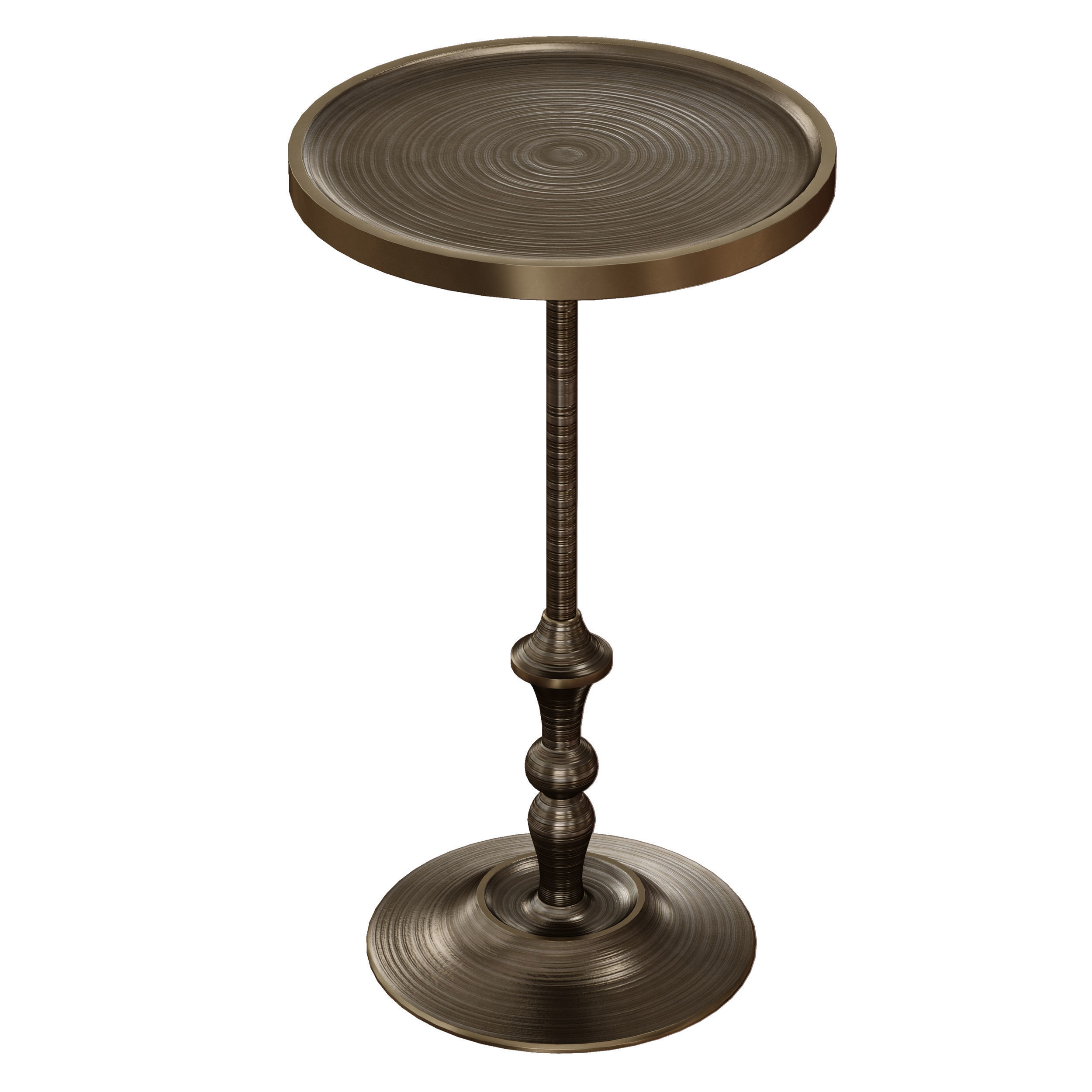 Sadie Drink Table Crate and Barrel 3D model_1