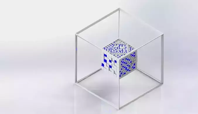 greeble textured cube