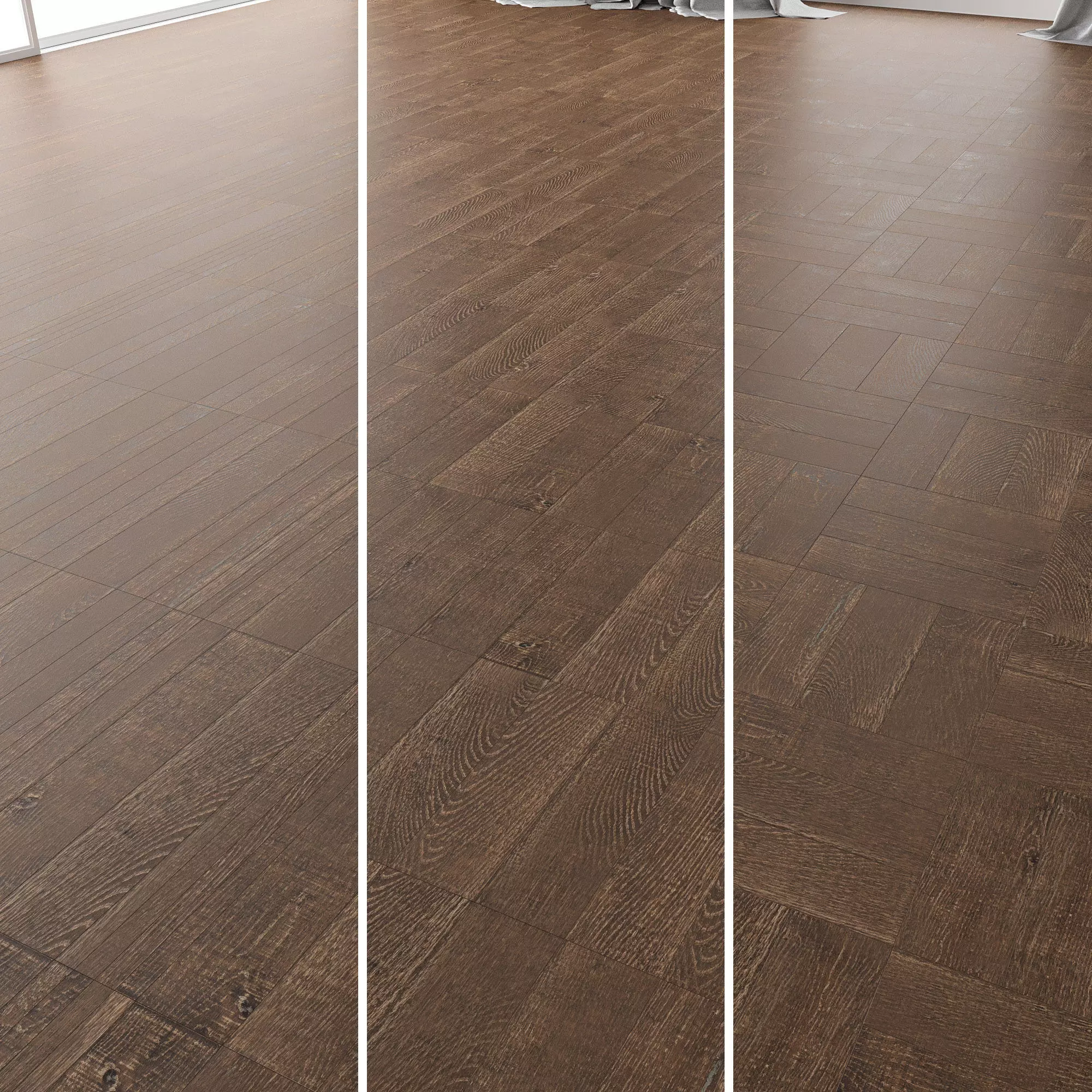 Parquet Oak Rotec Wildwood set 3 3D model_0