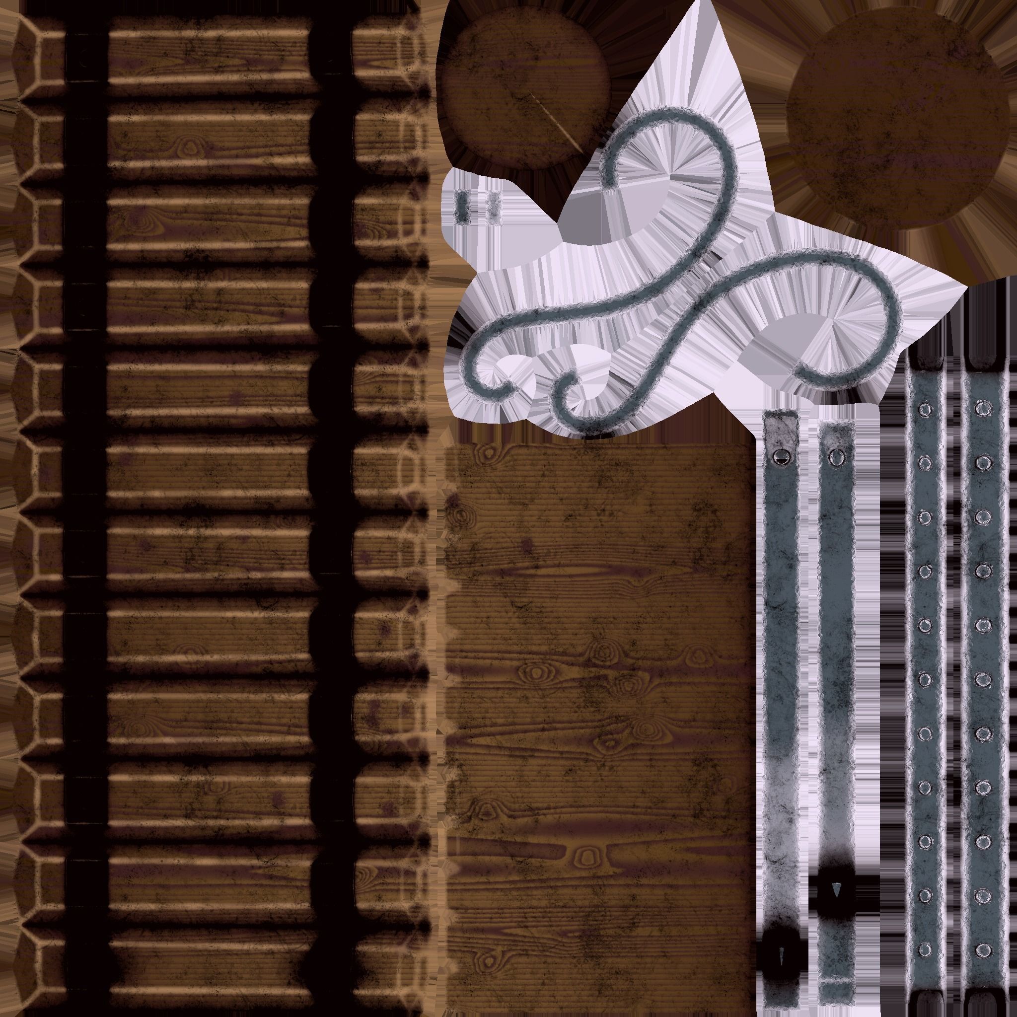 Medieval Beer Mug Low-poly 3D model_9