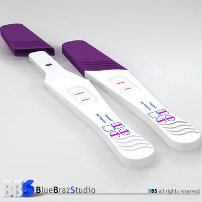pregnancy tester 3D model
