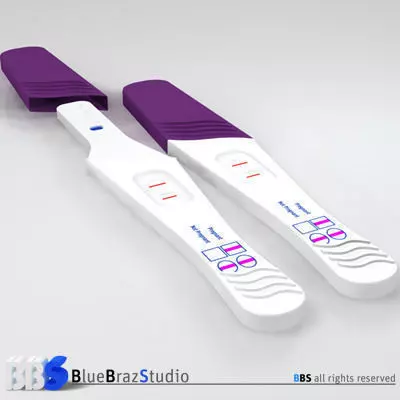 pregnancy tester 3D model_0