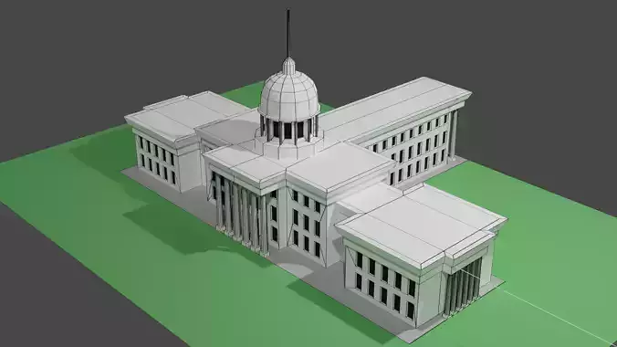 Low Poly Capitol Building