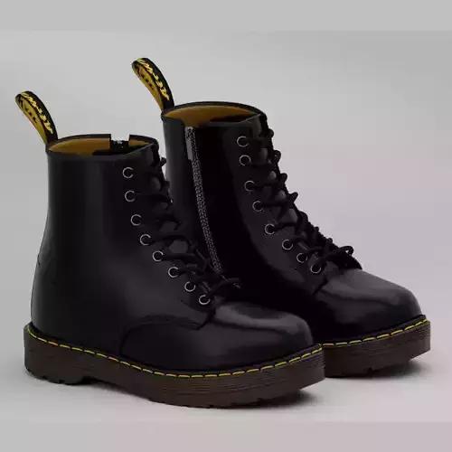 Dr Martens Zipper Boot 3D model