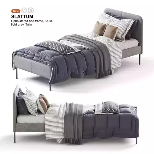SLATTUM twin bed