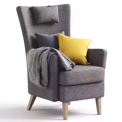 Dark Gray Armchair OMTANKSAM