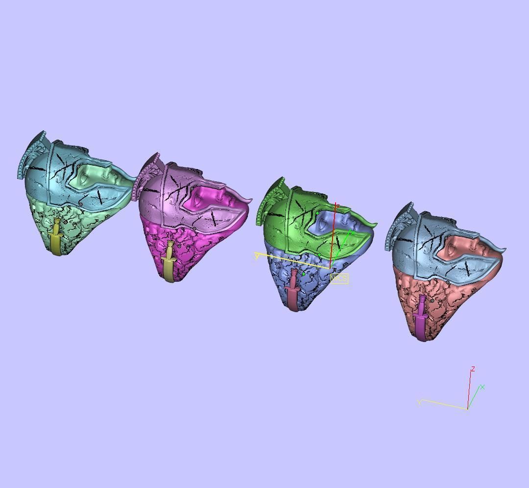 Spartan Ring 3D print model 3D print model_13