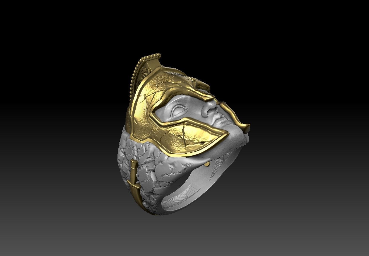 Spartan Ring 3D print model 3D print model_1
