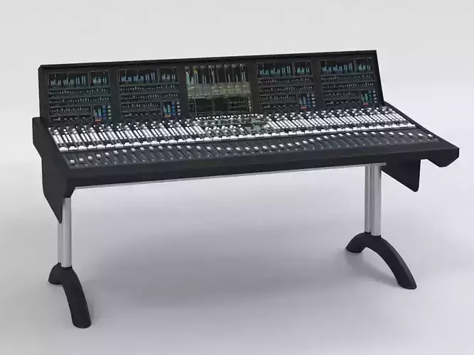 Solid State Logic SSL C10 HD Digital Broadcast Console 3D model