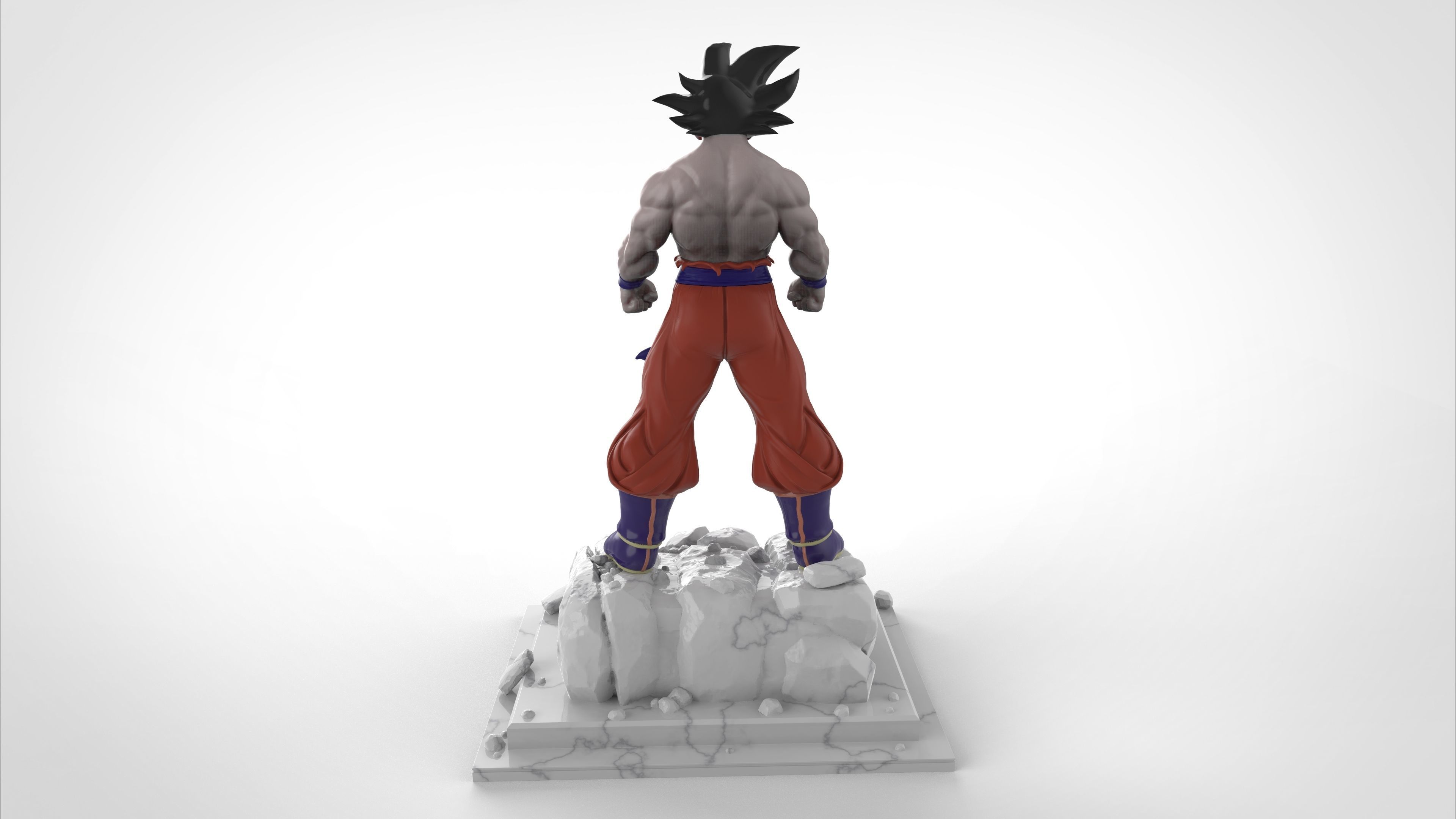 SON GOKU 3D print model_3