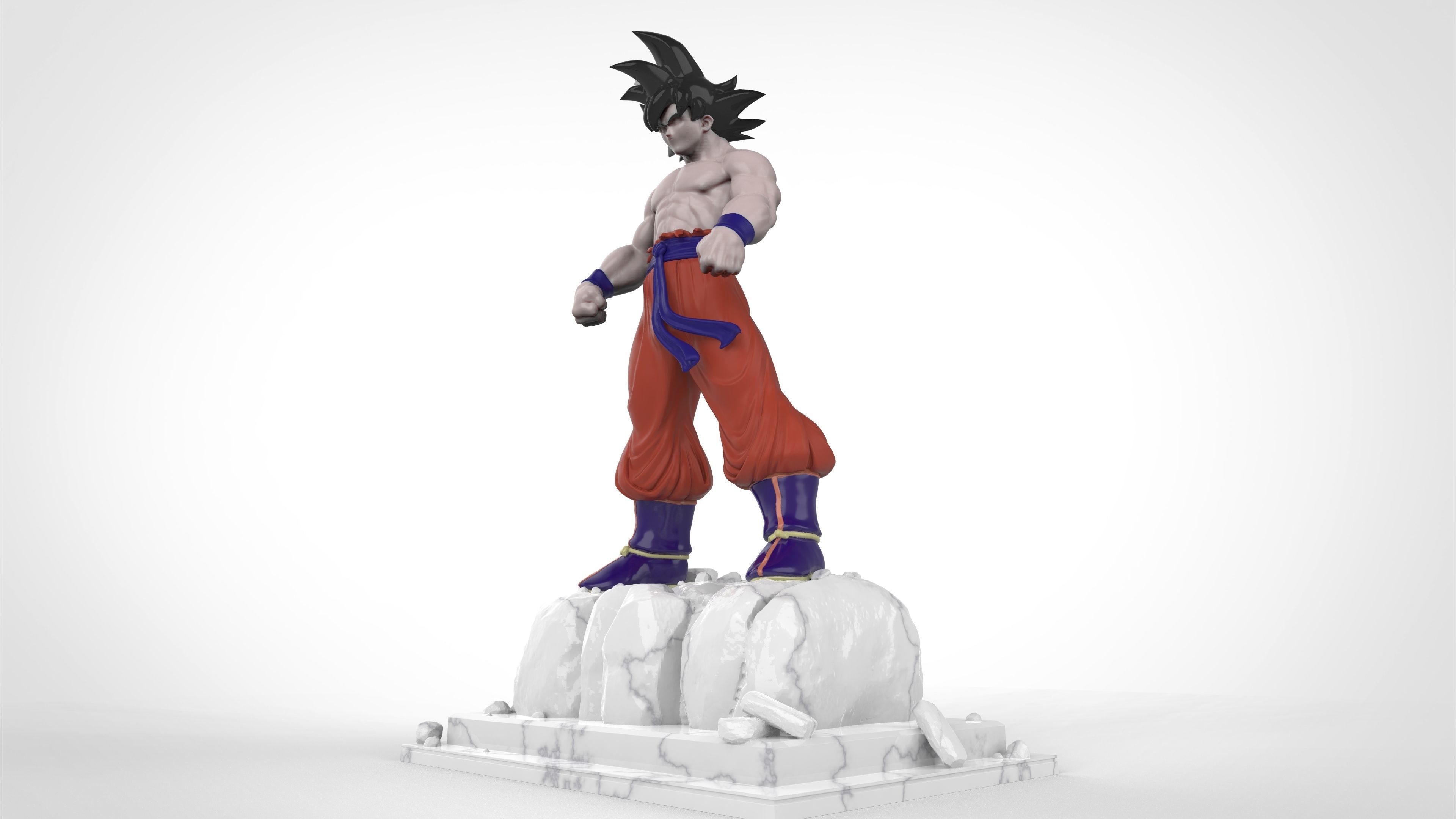 SON GOKU 3D print model_4
