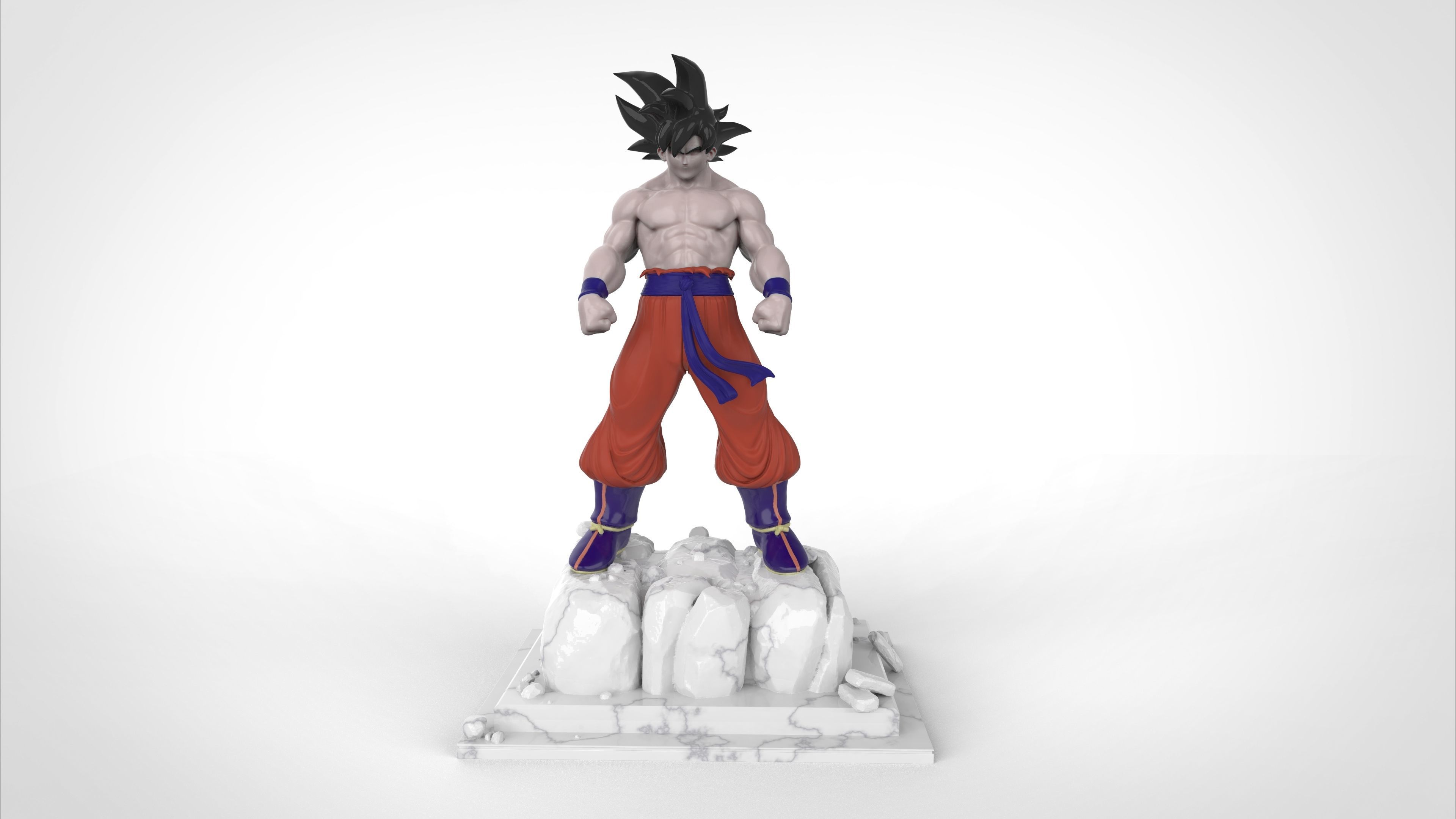 SON GOKU 3D print model_2