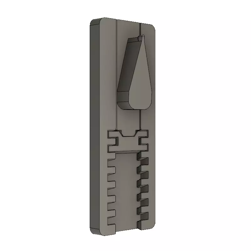 Frame hanger for Tesa Powerstrips Slim v2 3D print model