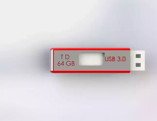 Pen Drive Free 3D model