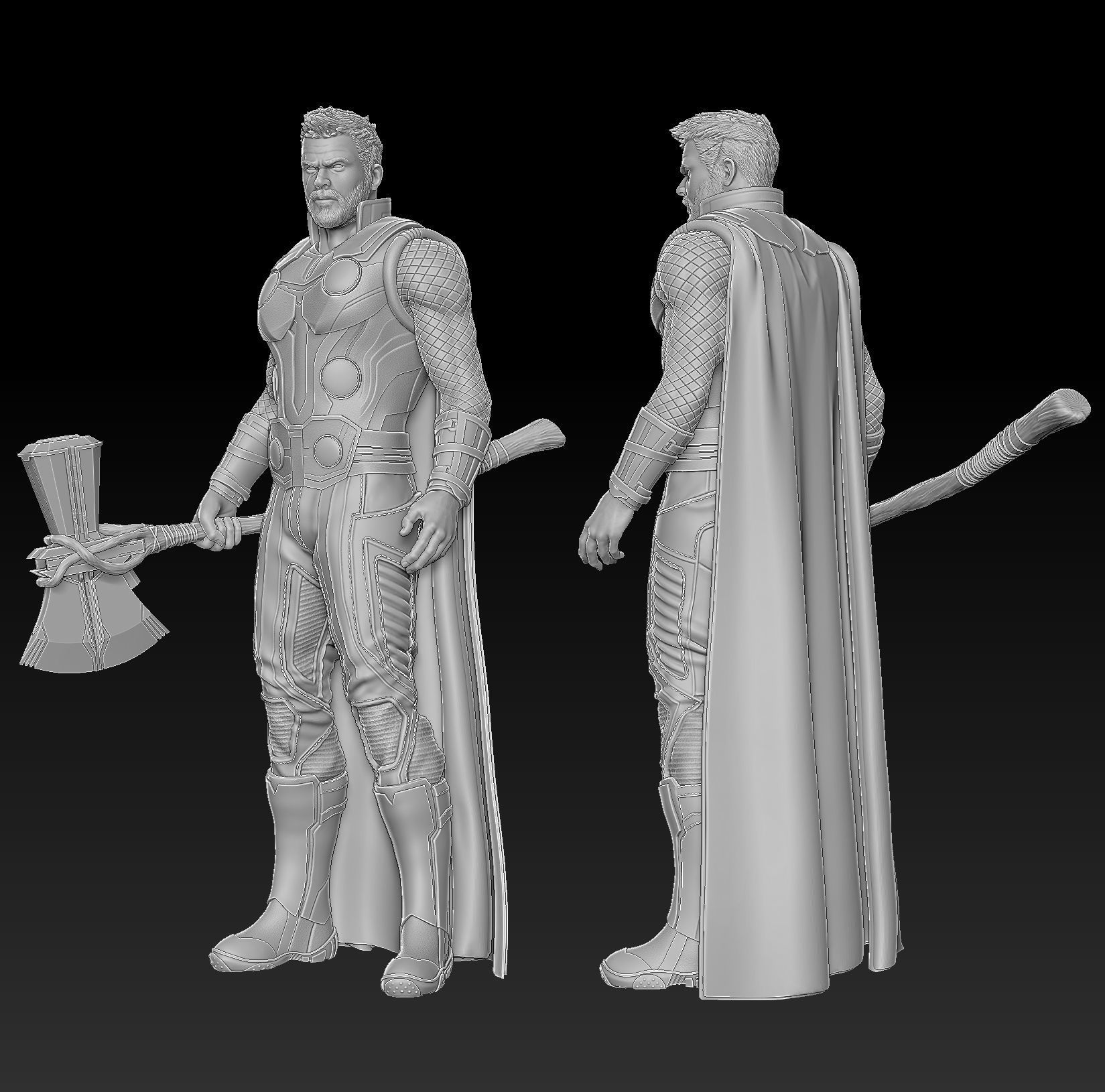 Avengers Statues Bundle 3D print model_11