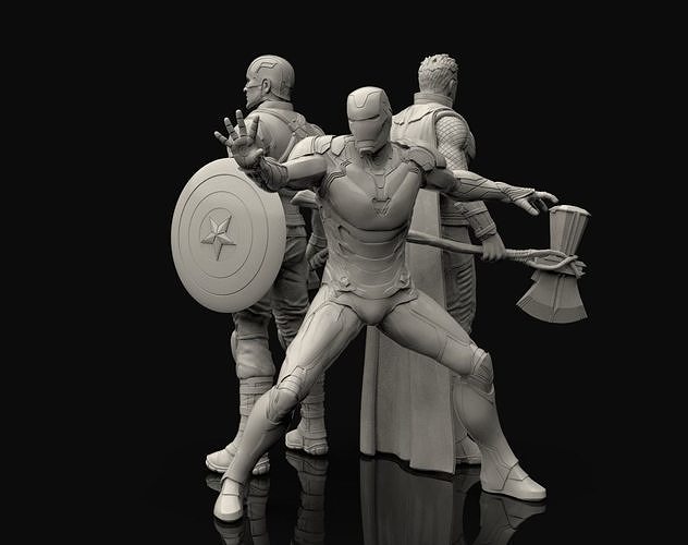 Avengers Statues Bundle 3D print model