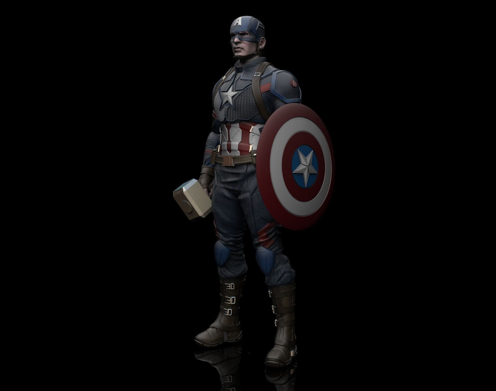 Avengers Statues Bundle 3D print model_6