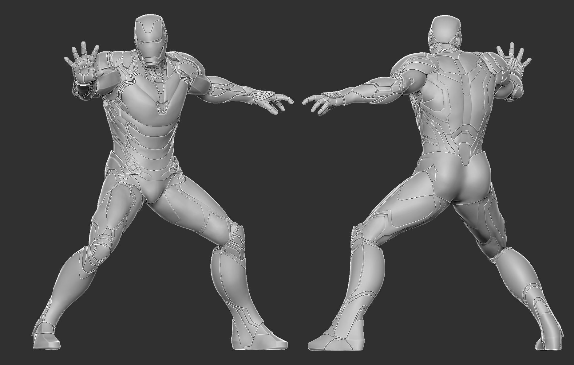 Avengers Statues Bundle 3D print model_5