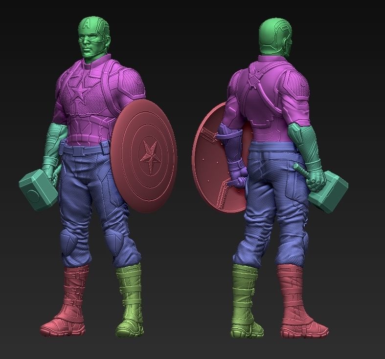 Avengers Statues Bundle 3D print model_13
